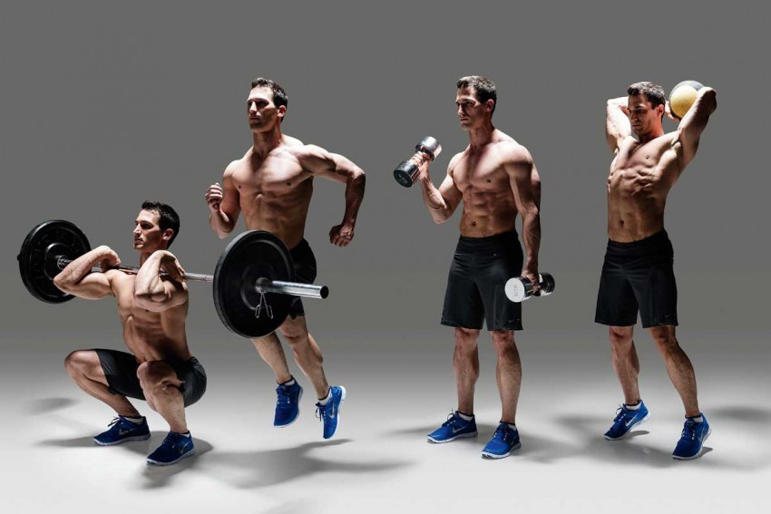 Упражнение на все мышцы для мужчин в картинках