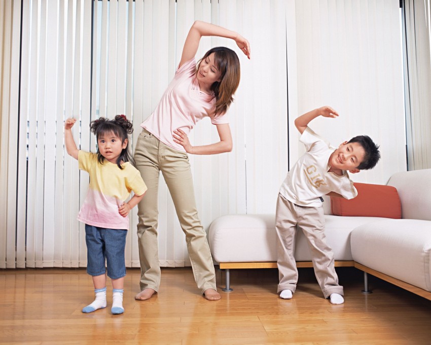 Программа упражнений в домашних условиях для детей